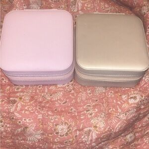 Amazon Pink and Gold Jewelry Travel Cases